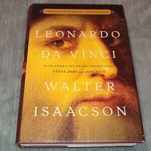 Book Deluxe Glossy Paper Illustrated Leonardo da Vinci Biography History